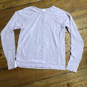 Athleta Girl Lilac Long Sleeve Top